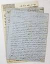 [Three Manuscript Letters Sent to Aristarchus Champion from New York Correspondents Just Following the Mexican-American War, Concerning Mexican Claims, New York Real Estate Prices, a Proposed "Road to Lake Erie," and Art Purchases]