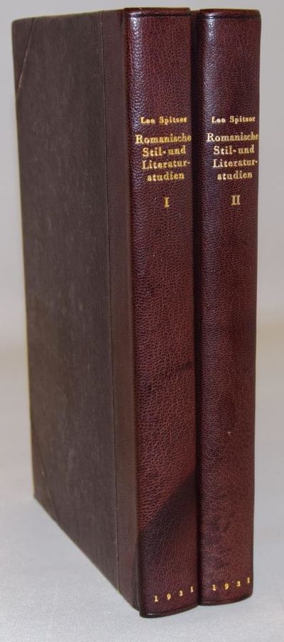 Romanische Stil- und Literaturstudien 1-2.
