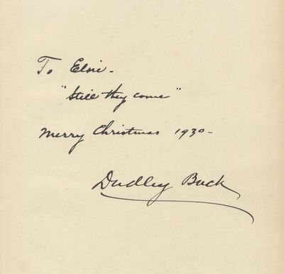 Autograph inscription signed