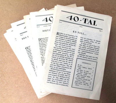 40-TAL. 1944:1-3, 1945:1-10, 1946:1-8 & 9/10,…
