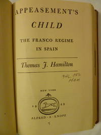 cover of Appeasement's Child: The Franco Regime in Spain