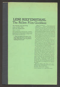 image of Leni RIEFENSTAHL: The Fallen Film Goddess