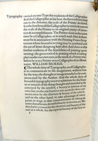 The Ideal Book or Book Beautiful: A Tract on Calligraphy Printing and Illustration &amp; on the Book Beautiful as a Whole. Together with: Ecce Mundus: Industrial Ideals and the Book Beautiful by Cobden-Sanderson, T.J - 1902