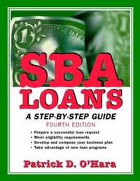 cover of SBA Loans : A Step-By-Step Guide