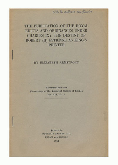 The Publication of the Royal Edicts and…
