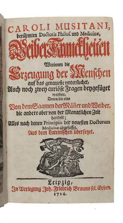 WeiberKranckheiten Worinnen die Erzeugung der Menschen auf das genaueste untersuchet. (photo 2)