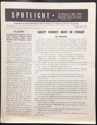 Spotlight: A report on the Smith Act Trials. Vol. 1 no. 5 (February 1954)