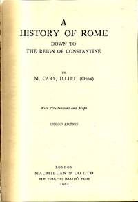 A History of Rome: Down to the Reign of Constantine