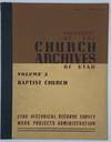 Inventory of the Church Archives of Utah, Volume 2: Baptist Church