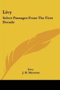 image of Livy: Select Passages From The First Decade