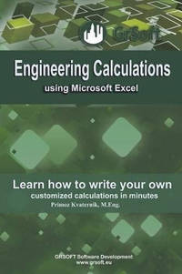Engineering Calculations using Microsoft Excel: Learn how to write your own customized...