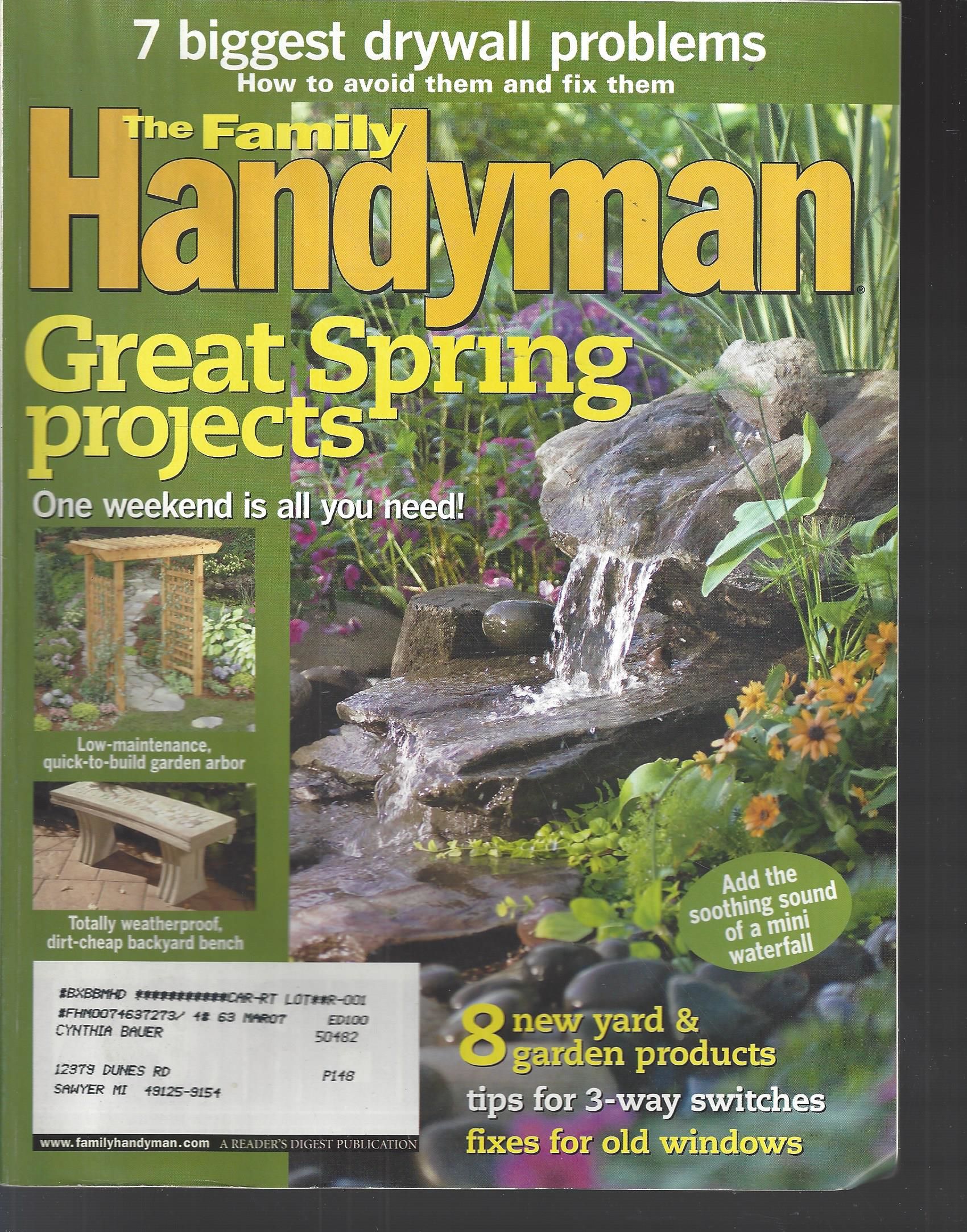 The Family Handyman Magazine (March 2006)