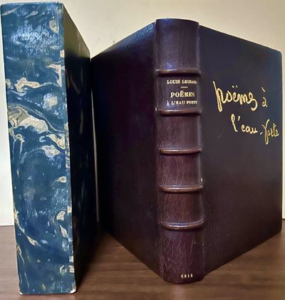 Paris: Gustave Pellet, 1914. leather_bound. Full brown morocco by J. & A. Langrand (1924), front cov...