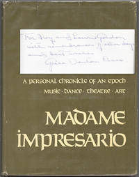 MADAME IMPRESARIO: A Personal Account of an Epoch by ESSER, Grace Denton - 1974