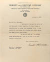 Typed Letter Signed