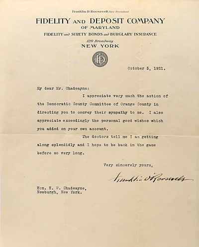 Typed Letter Signed