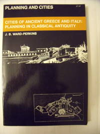 cover of Cities of Ancient Greece and Italy: Planning in Classical Antiquity