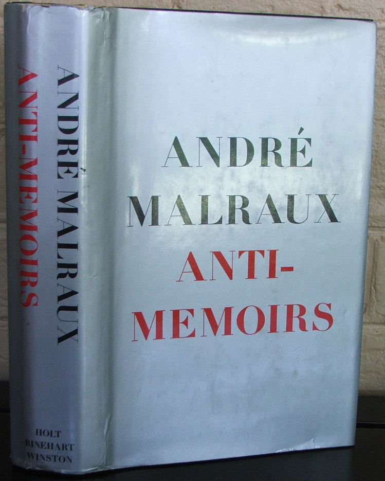 Anti-Memoirs by Malraux, Andre | Hard | 1968 | Holt Rinehart