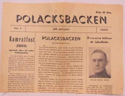Polacksbacken. N:r 1-6 1940. N:r 1, 26 januari…