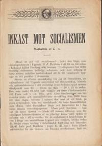 Inkast mot socialismen. Motkritik af C-N.