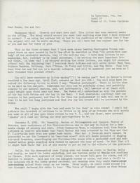 Letter Home from an American Missionary in the Philippines, Describing the Japanese Takeover of Manila and His Subsequent Experience as a POW