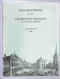 image of Transactions of the Thoroton Society of Nottinghamshire, Volume XCIV (94), 1990