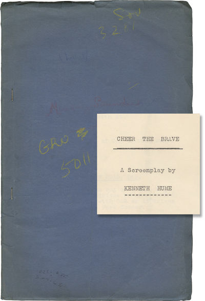 Cheer the Brave (Original screenplay for the 1951 film, editor Peter Hunt's copy)