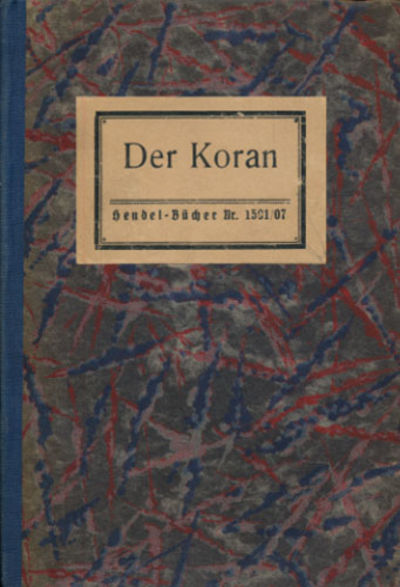 Der Koran. Aus dem Arabischen von Theodor Fr.…