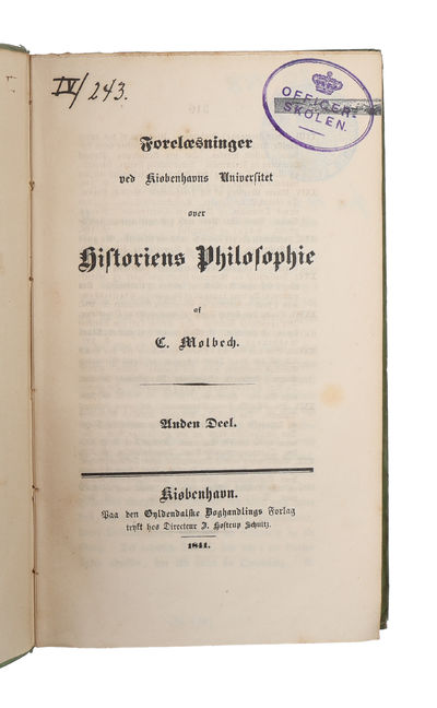 Forelæsninger ved Kiøbenhavns Universitet over Historiens Philosophie. 2 Dele. (photo 3)