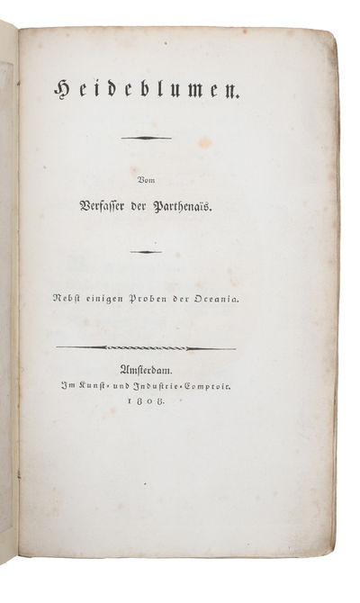 Heideblumen. Vom Verfasser der Parthenaïs. Nebst…