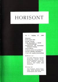 Horisont. Nr 1. Årgång 27. 1980.