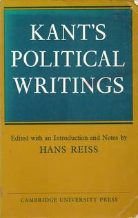 Kant's Political Writings.