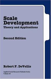 Scale Development : Theory and Applications