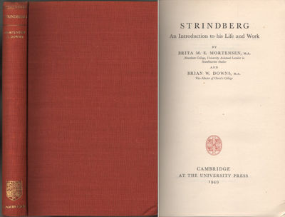 STRINDBERG. An Introduction to his Life and Work.