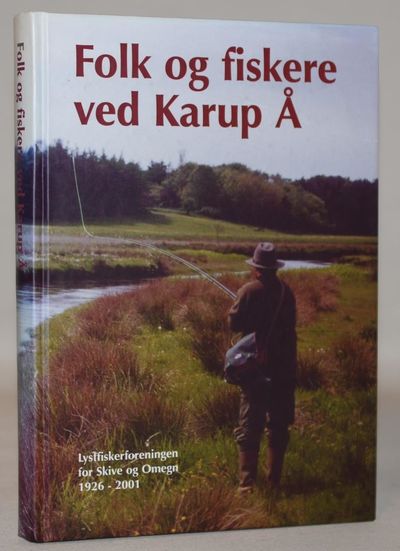 Folk og fiskere ved Karup å.