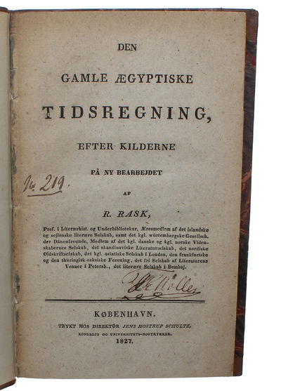 Den Gamle Ægyptiske Tidsregning, efter Kilderne på ny bearbejdet. (photo 2)