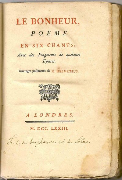 Le Bonheur.