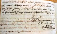 Autograph Letter Signed July 13, 1738 by Oliver , Andrew