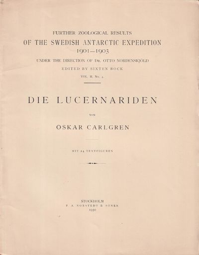 Die Lucernariden von Oskar Carlgren. Mit 24…