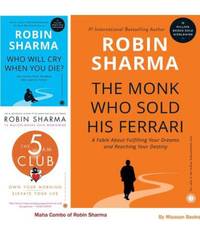The Monk Who Sold His Ferrari + 5 Am Club + Who Will Cry When You Die? (Paperback, English, Robin...