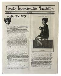 Female Impersonator" Vol. 2 No. 8, Featuring the Release Announcement of a New Trans Self-Help Organization, 1973-1974