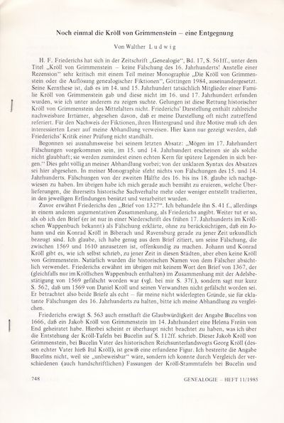 Noch einmal die Kröll von Grimmenstein. Eine…