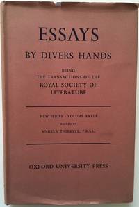 image of Essays By Divers Hands Being the Transactions of Royal Society of Literature New Series Volume XXVII
