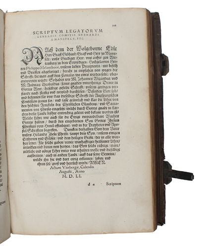 Corpus doctrinae Christianae. Quae est summa orthodoxi et Catholici dogmatis, complectens doctrinam puram & ueram Euangelij Iesu Christi secundum diuina prophetarum & apostolorum scripta, aliquot libris fideli ac pio studio explicata. - [MELANCHTHON'S LAST WORK] (photo 3)