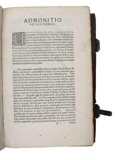 Corpus doctrinae Christianae. Quae est summa orthodoxi et Catholici dogmatis, complectens doctrinam puram & ueram Euangelij Iesu Christi secundum diuina prophetarum & apostolorum scripta, aliquot libris fideli ac pio studio explicata. - [MELANCHTHON'S LAST WORK] (photo 7)