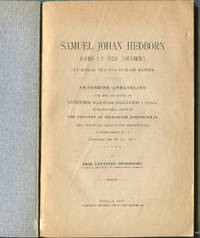 Samuel Johan Hedborn. Hans lif och diktning. Ett…