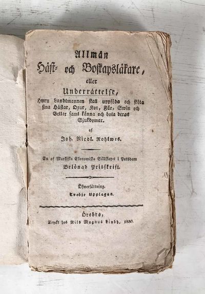 Allmän häst- och boskapsläkare, eller…