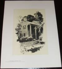 Old House Litchfield, Ct. by O. R. Eggers Original 1922 Print by edited by William H. Crocker - 1922