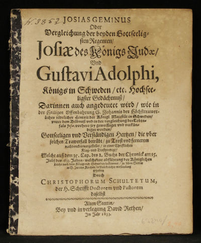 Josias Geminus oder Vergleichung der beyden…