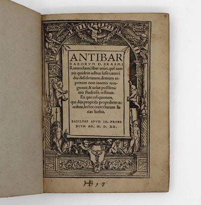 Antibarbarorum ... liber unus